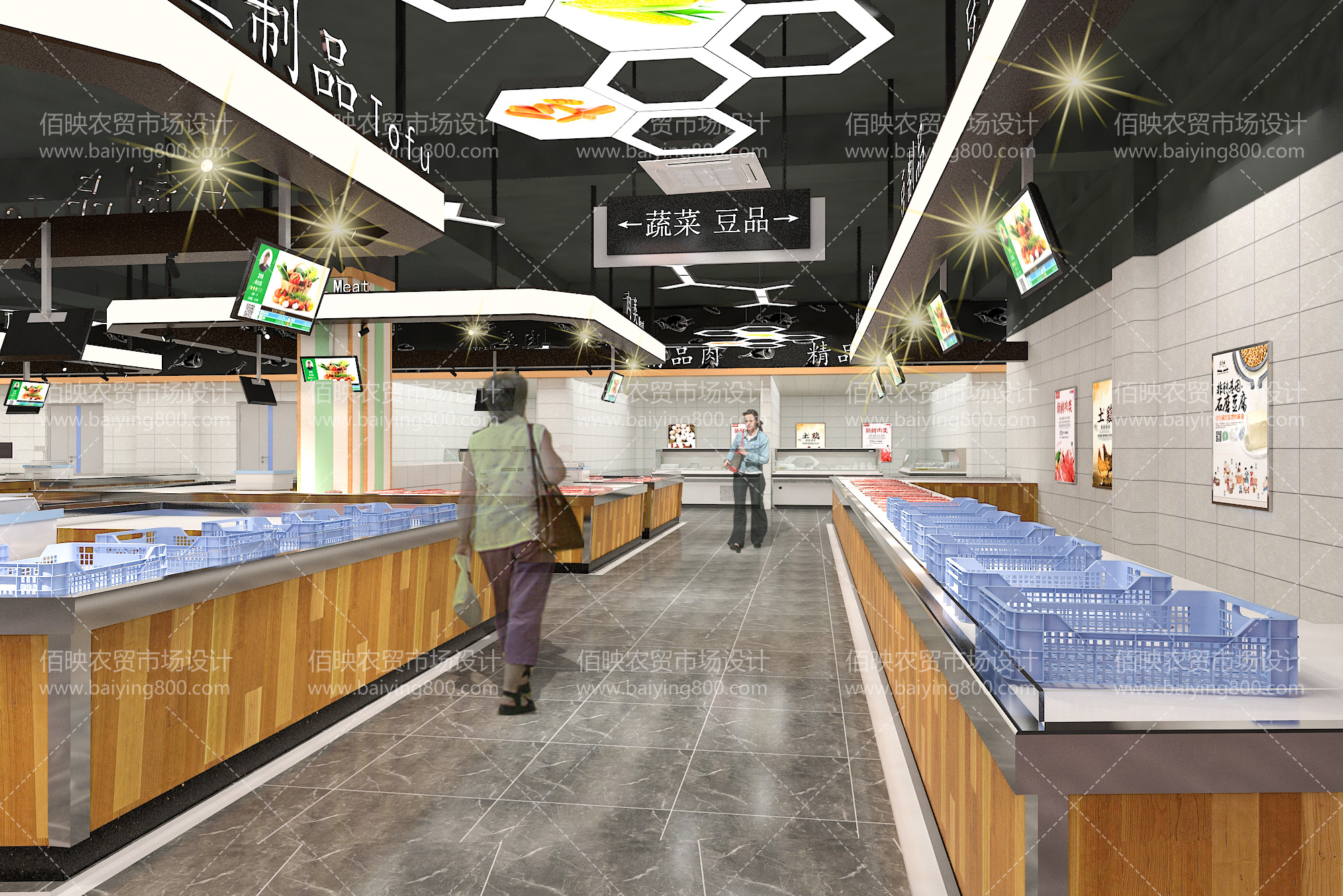 傳統(tǒng)菜市場設(shè)計改造，如何去告別臟亂差呢？