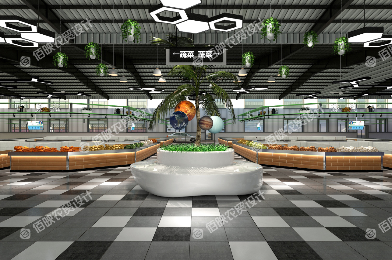 農貿市場改造規劃布局需要考慮市場的合理性