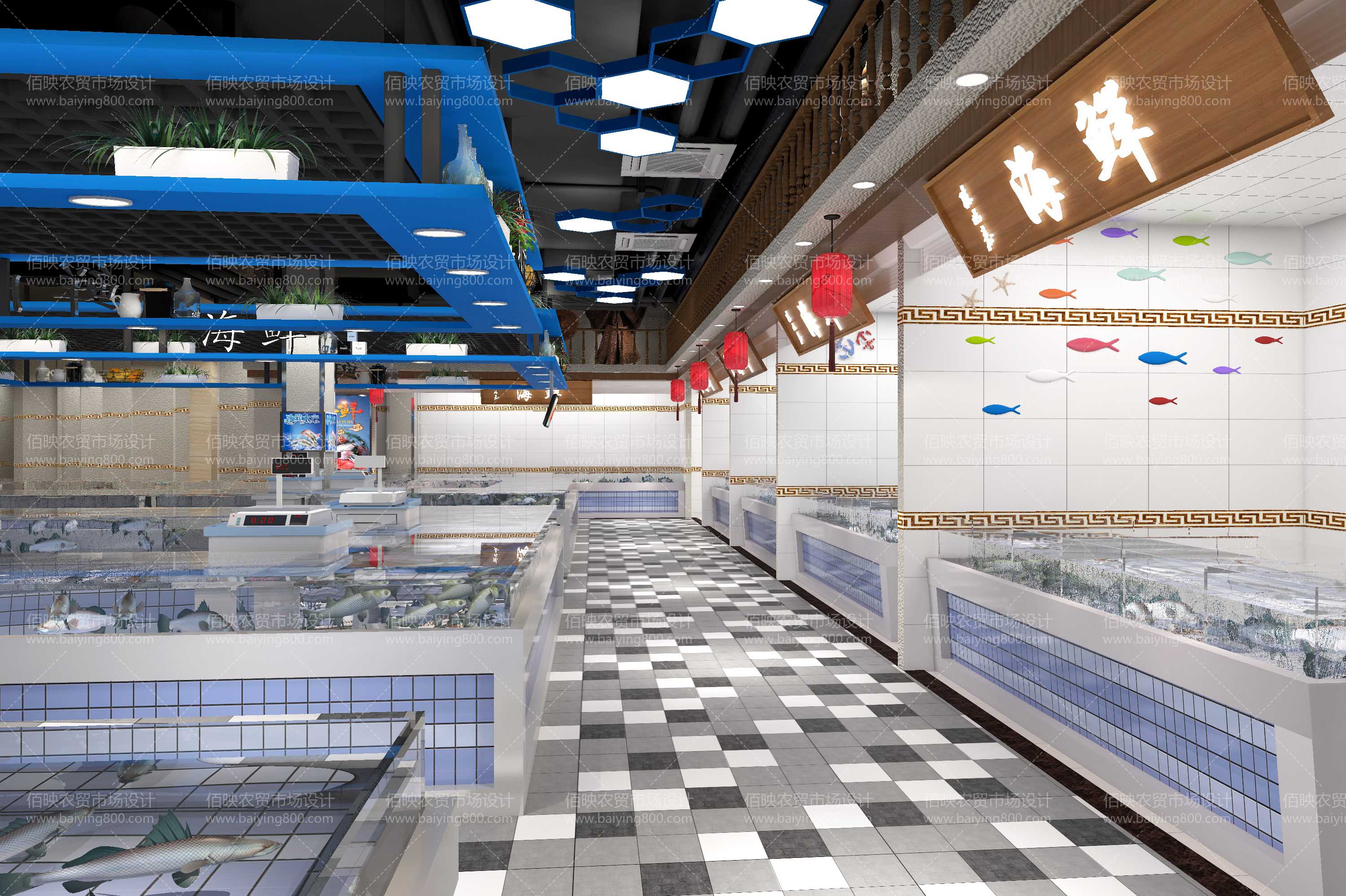 農(nóng)貿(mào)市場改造設(shè)計，構(gòu)建多元化智慧市場