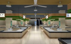 農貿市場改造項目-消防分區與疏散通劃分