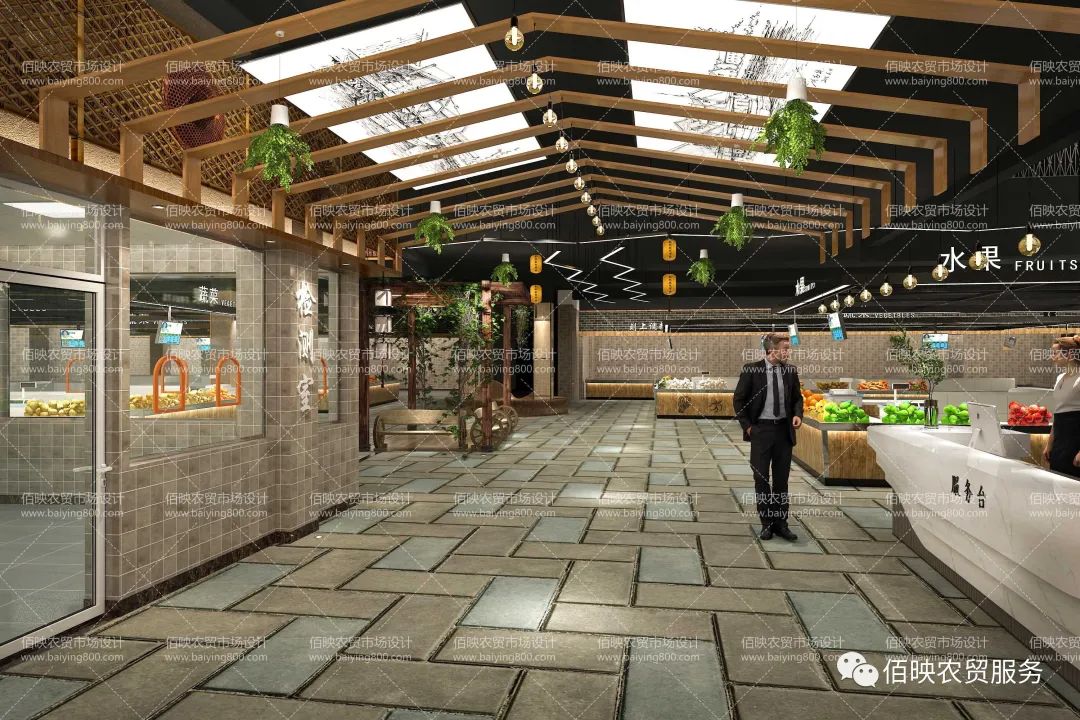 農貿市場交通流線設計如何實現？