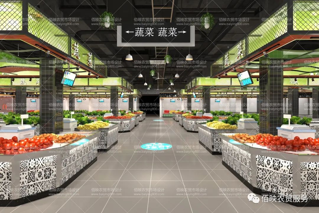 菜市場攤位流線設(shè)計的魅力