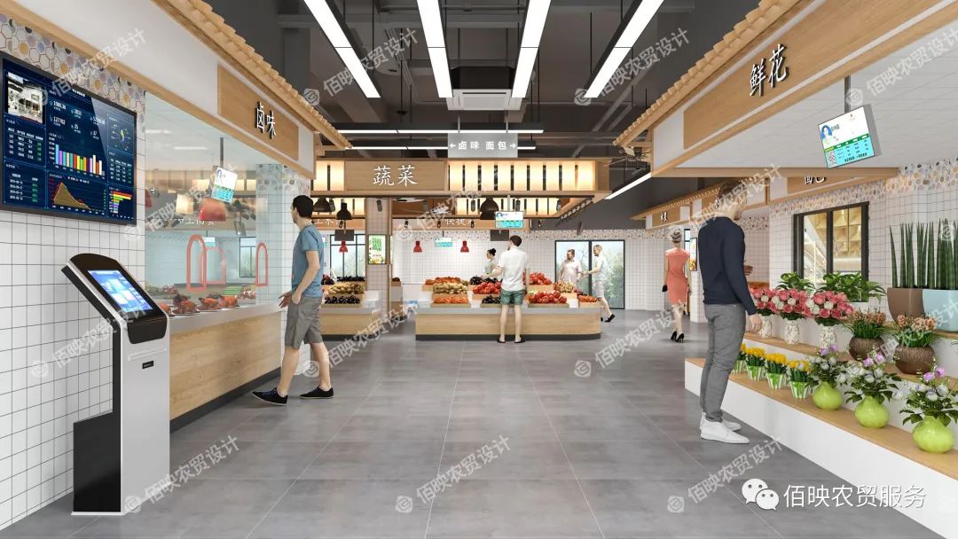 農貿市場設計市場通道如何設計？